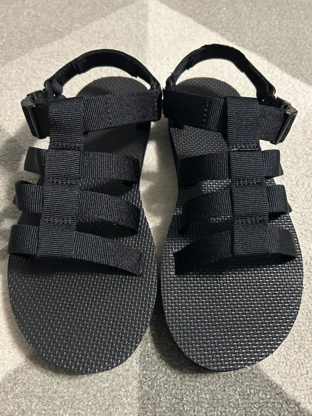 Teva Original Dorado Black Buckle Closure Sandals Outdoor Women's Size 10